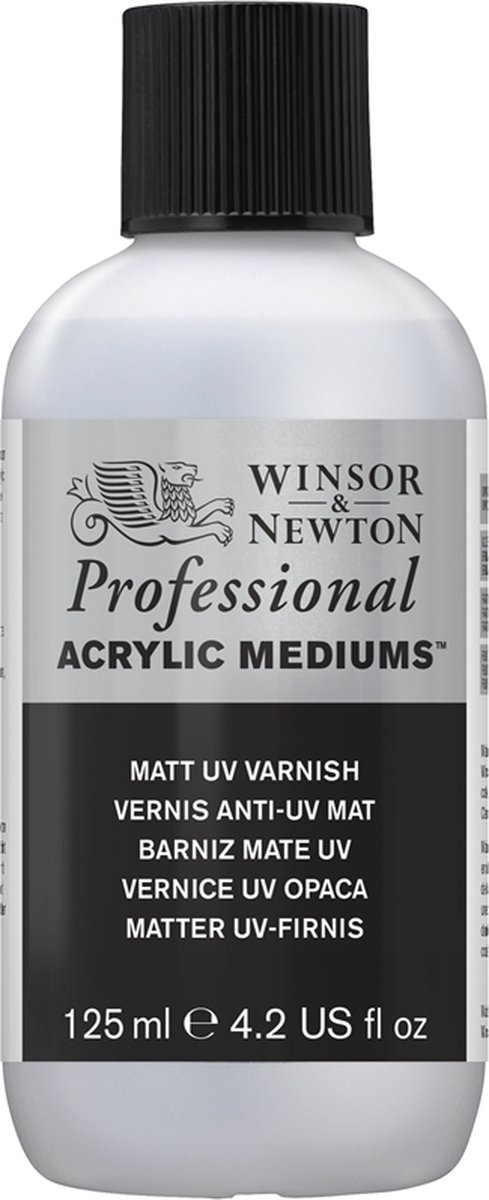 W&N Artists Acrylic | Matte UV-vernis | Flesje á 125ml